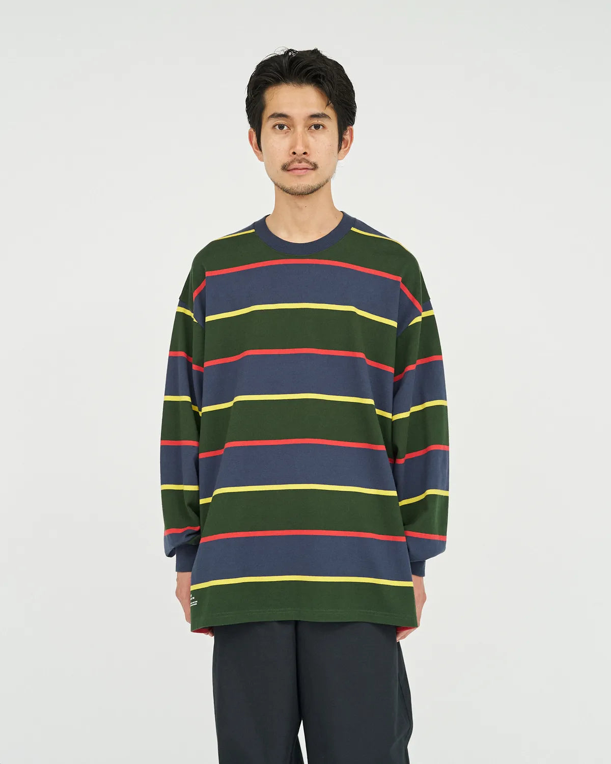 FreshService / MULTI BORDER L/S TEE (FSC253-70133)