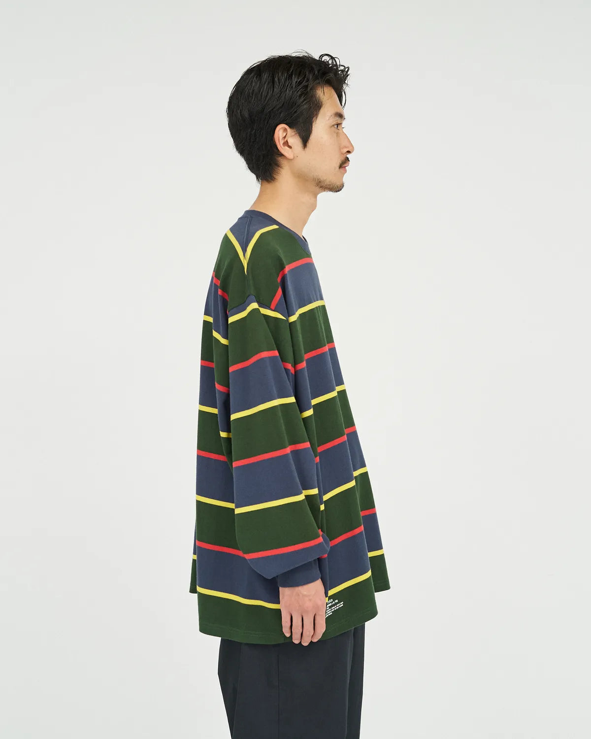 FreshService / MULTI BORDER L/S TEE (FSC253-70133)