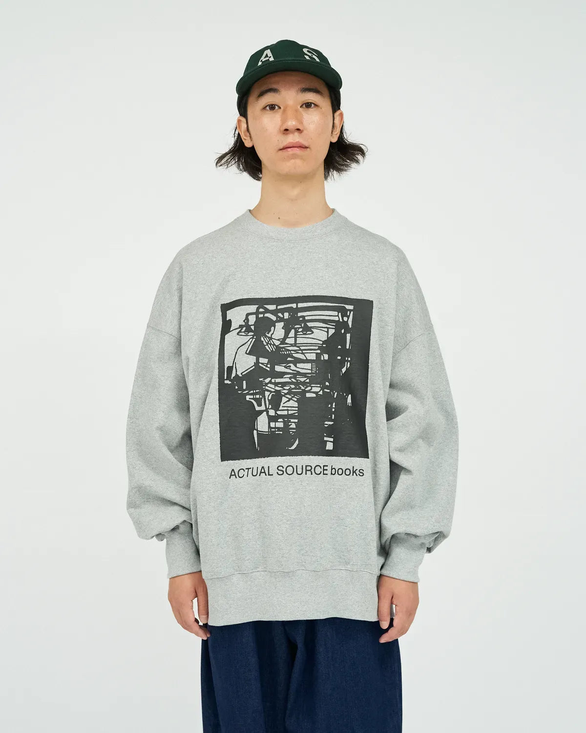 FreshService / AS × FS LIGHT OZ CREW NECK "LITHOGRAPH" (FSC253-70155AS)