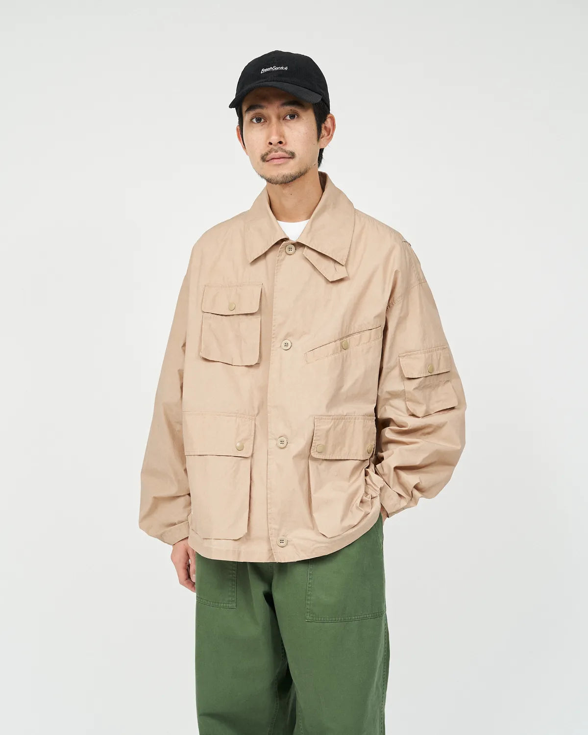 FreshService / WAXED POPLIN FISHING JACKET (FSC253-20117)