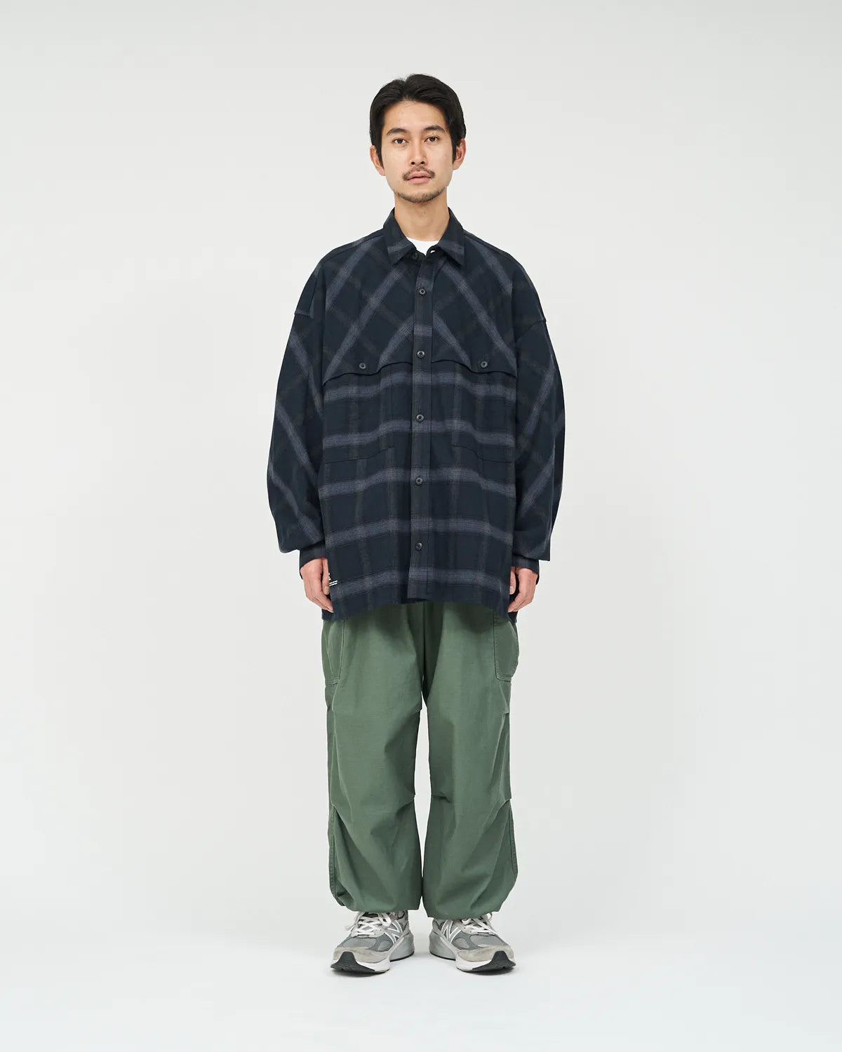 FreshService / FLANNEL CHECK OVER YOKE SHIRT (FSC253-50129)