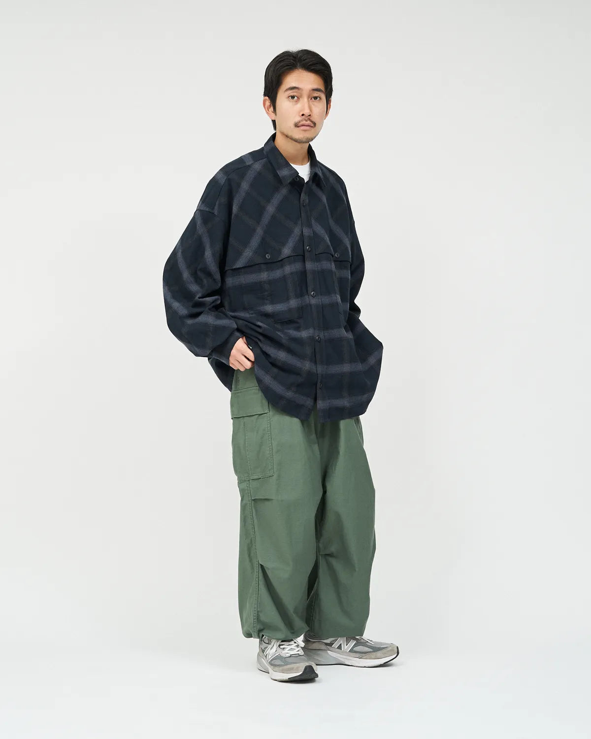 FreshService / FLANNEL CHECK OVER YOKE SHIRT (FSC253-50129)