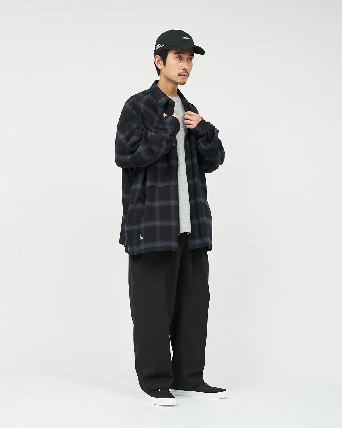FreshService / FLANNEL CHECK OVER YOKE SHIRT (FSC253-50129)