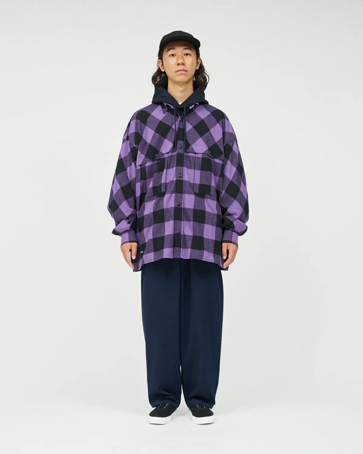 FreshService / FLANNEL CHECK OVER YOKE SHIRT (FSC253-50129)