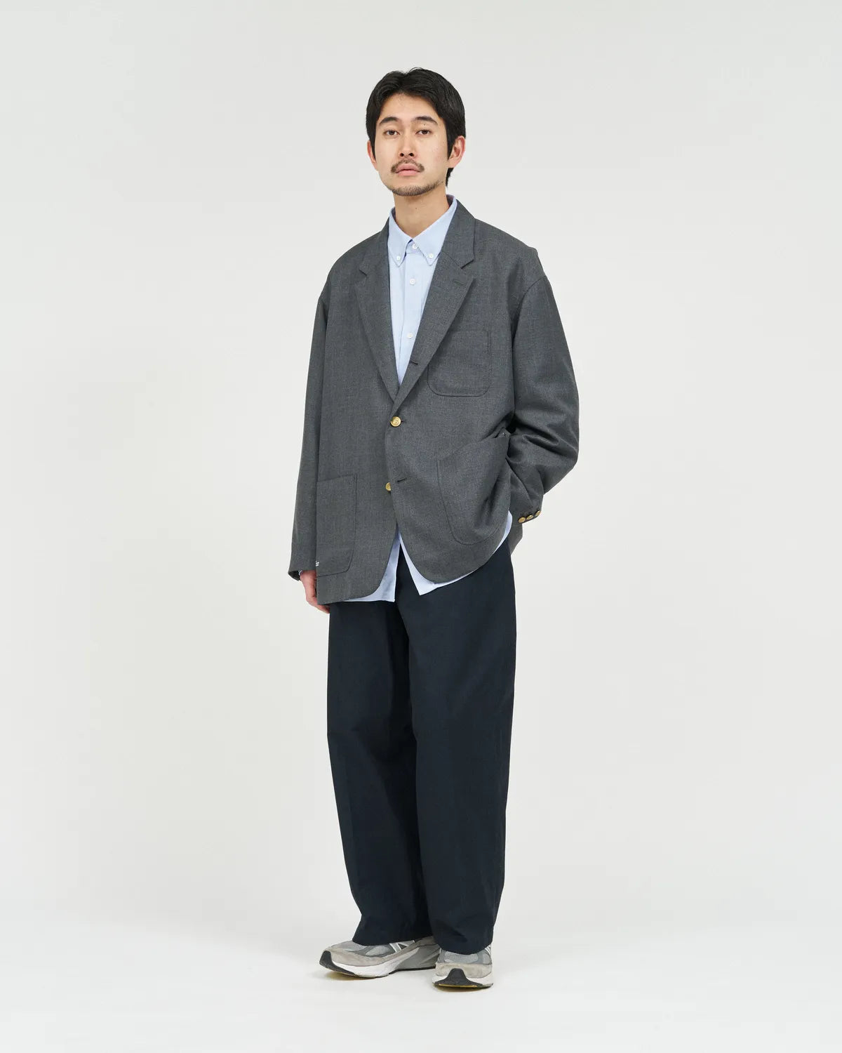 FreshService / WOOL SERGE COLLEGE BLAZER (FSC261-10212)