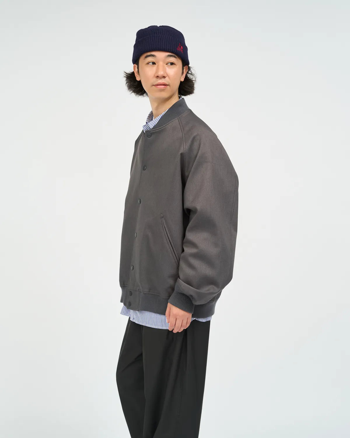 FreshService / DOWN FABRIC VARSITY JACKET (FSC263-30050)