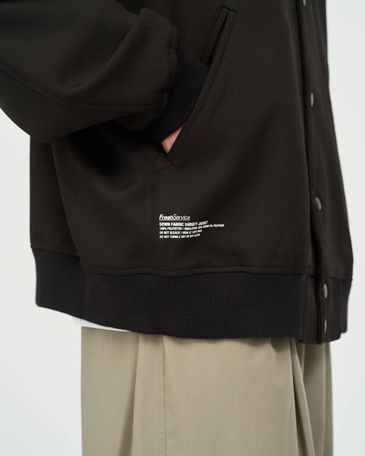 FreshService / DOWN FABRIC VARSITY JACKET (FSC263-30050)