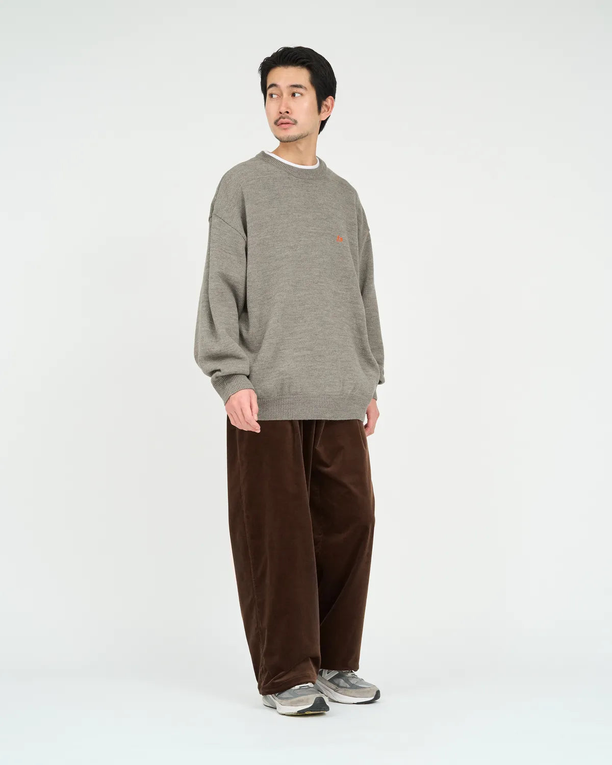 FreshService / THERMAL JERSEY CREW NECK KNIT (FSC263-80007)
