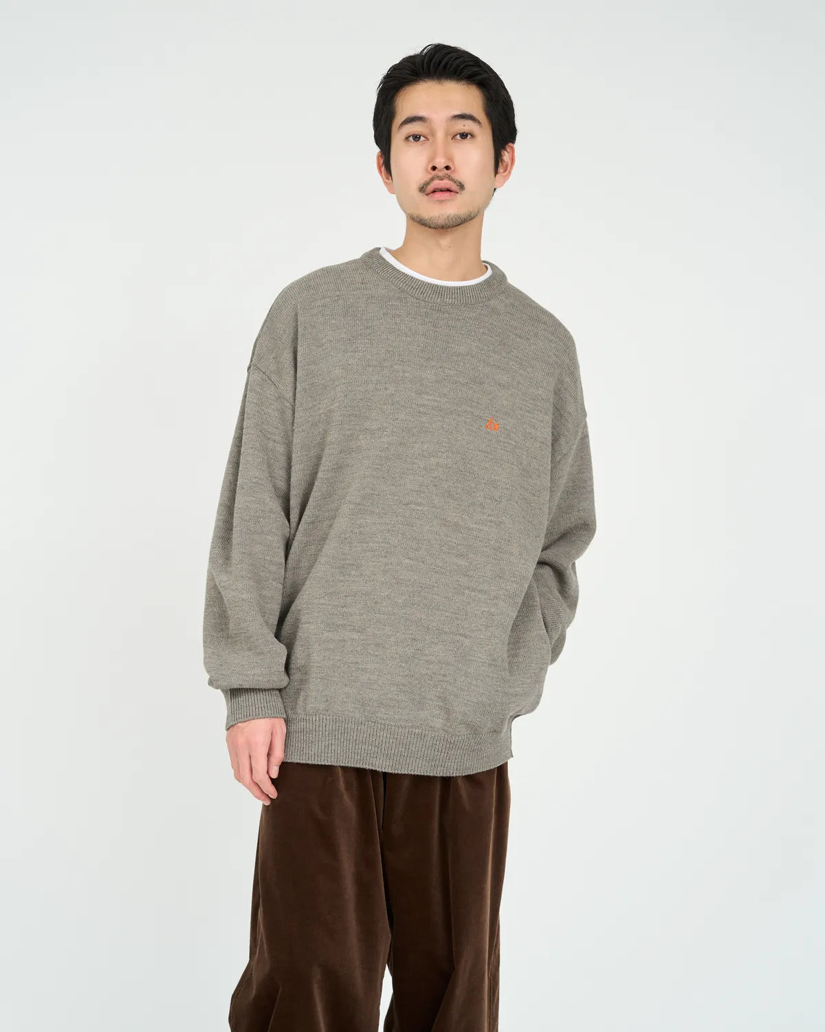 FreshService / THERMAL JERSEY CREW NECK KNIT (FSC263-80007)