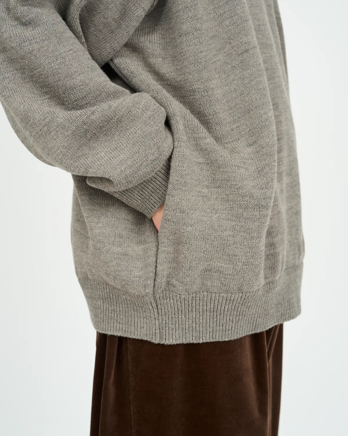FreshService / THERMAL JERSEY CREW NECK KNIT (FSC263-80007)
