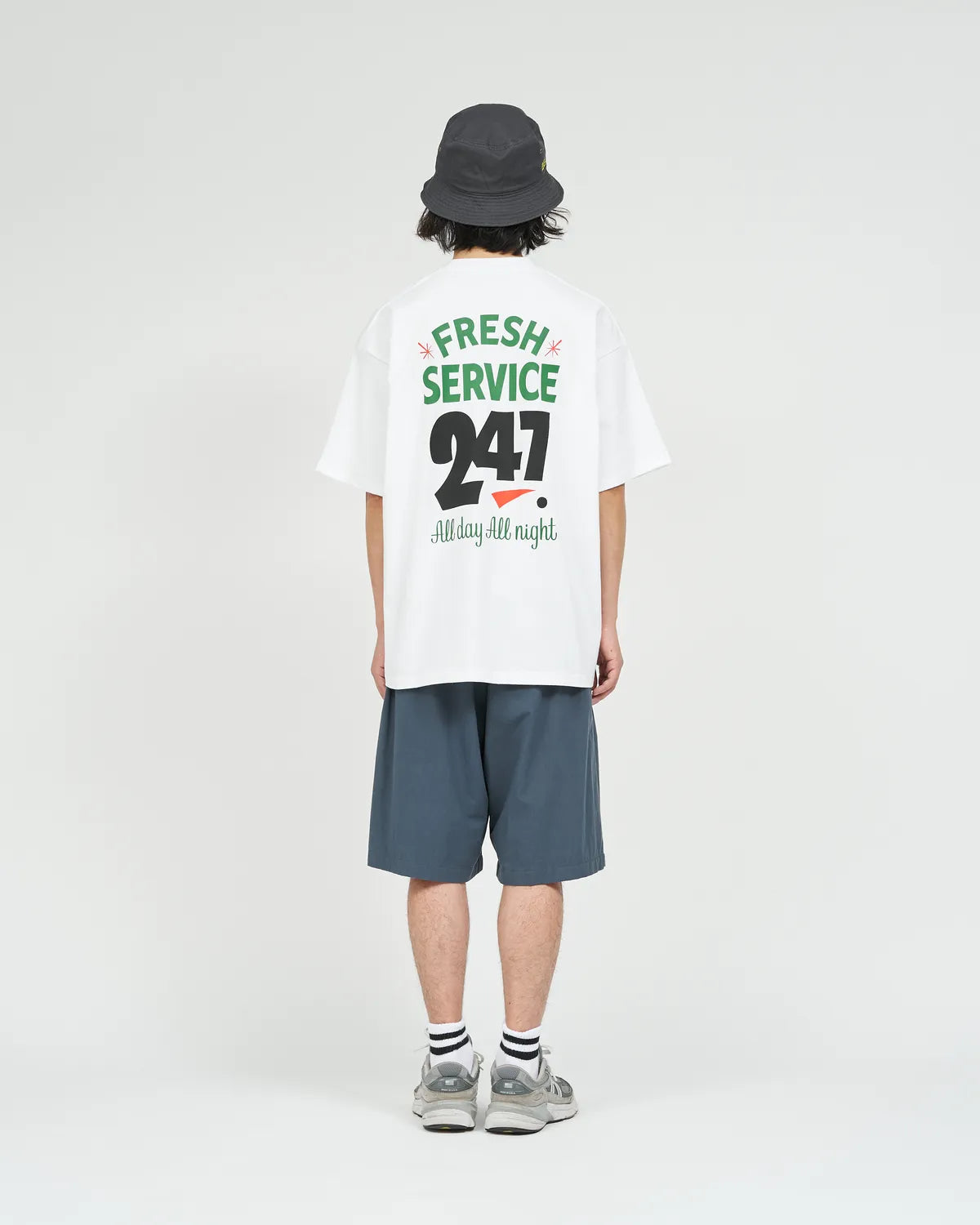FreshService / CORPORATE PRINTED S/S TEE "ALL DAY ALL NIGHT" (FSC261-70152)