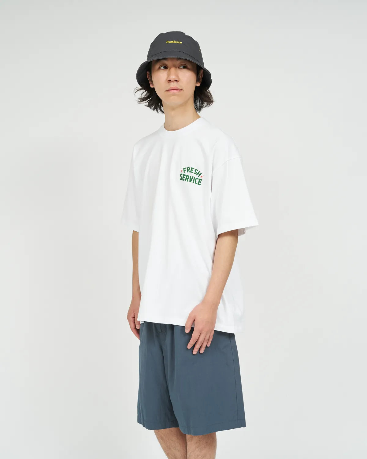 FreshService / CORPORATE PRINTED S/S TEE "ALL DAY ALL NIGHT" (FSC261-70152)