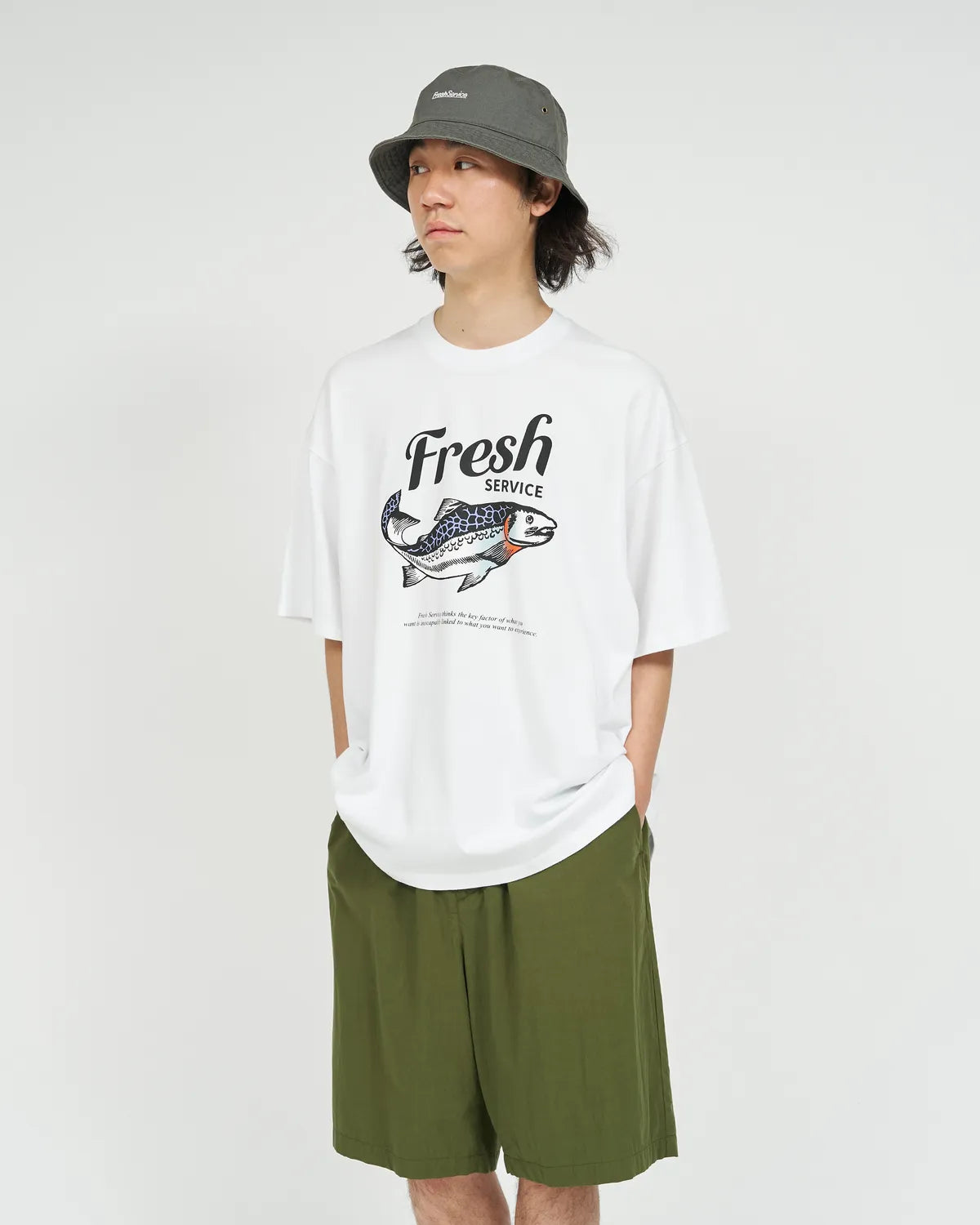 FreshService / CORPORATE PRINTED S/S TEE "FISH" (FSC261-70153)