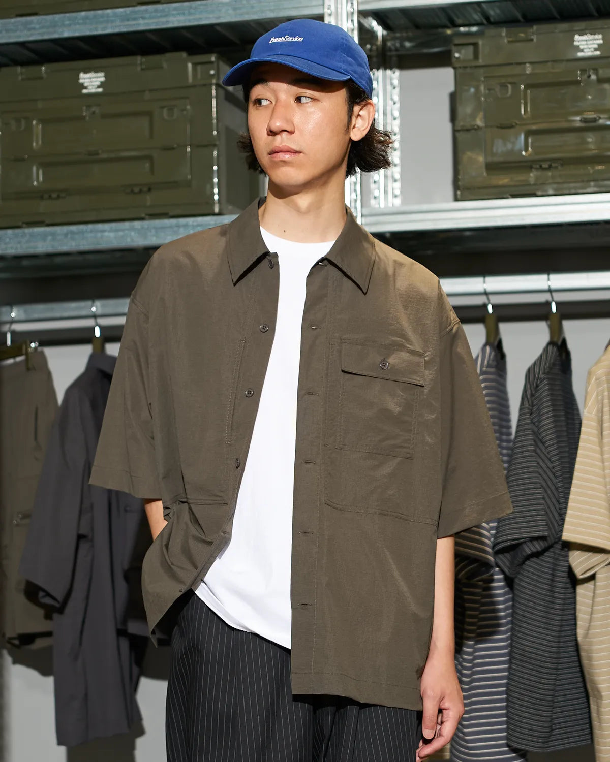 FreshService / DRY FLEX NYLON FIELD POCKET SHIRT (FSC262-50116)