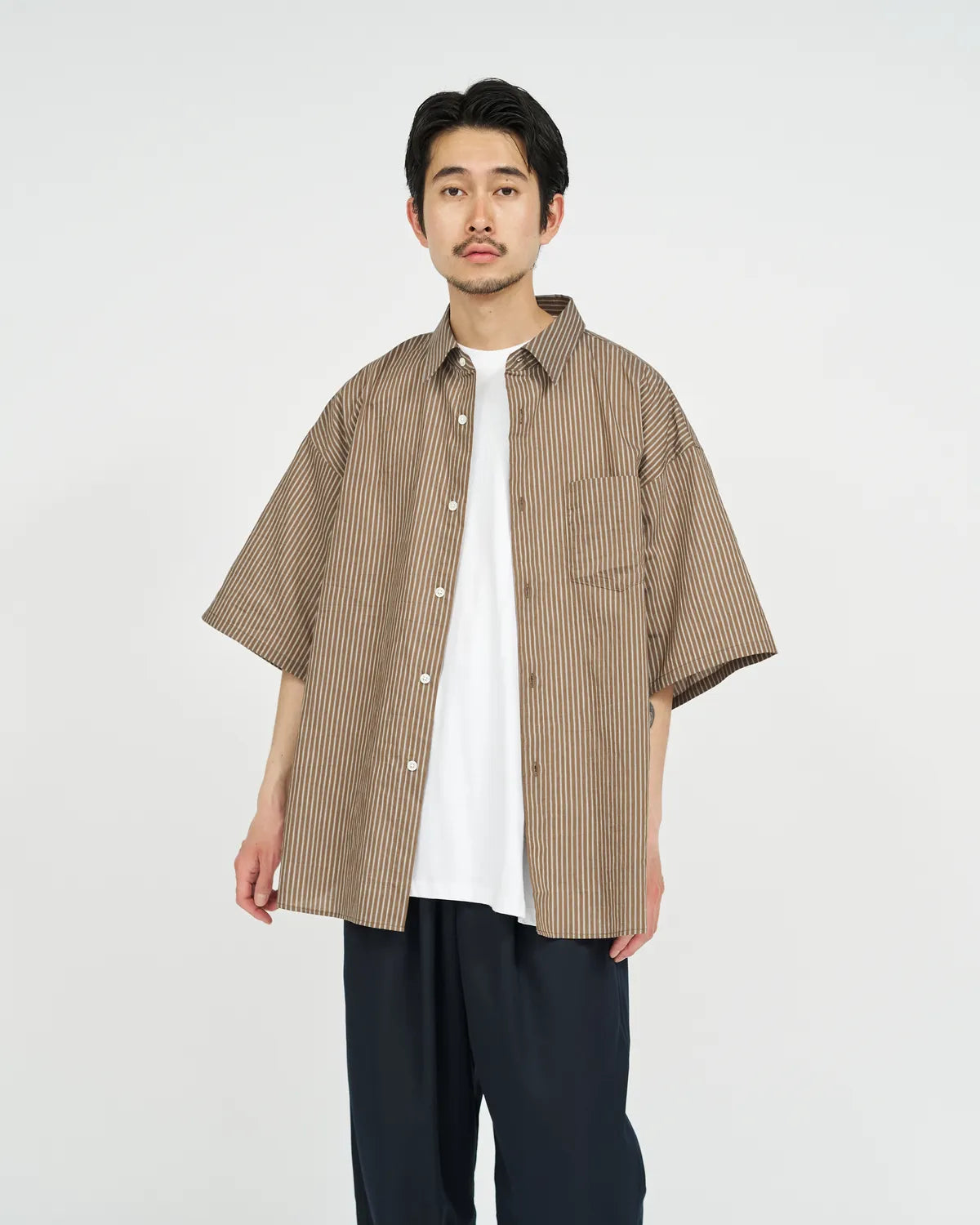 FreshService / HRAFTeX® S/S STRIPE SHIRT (FSC262-50008)