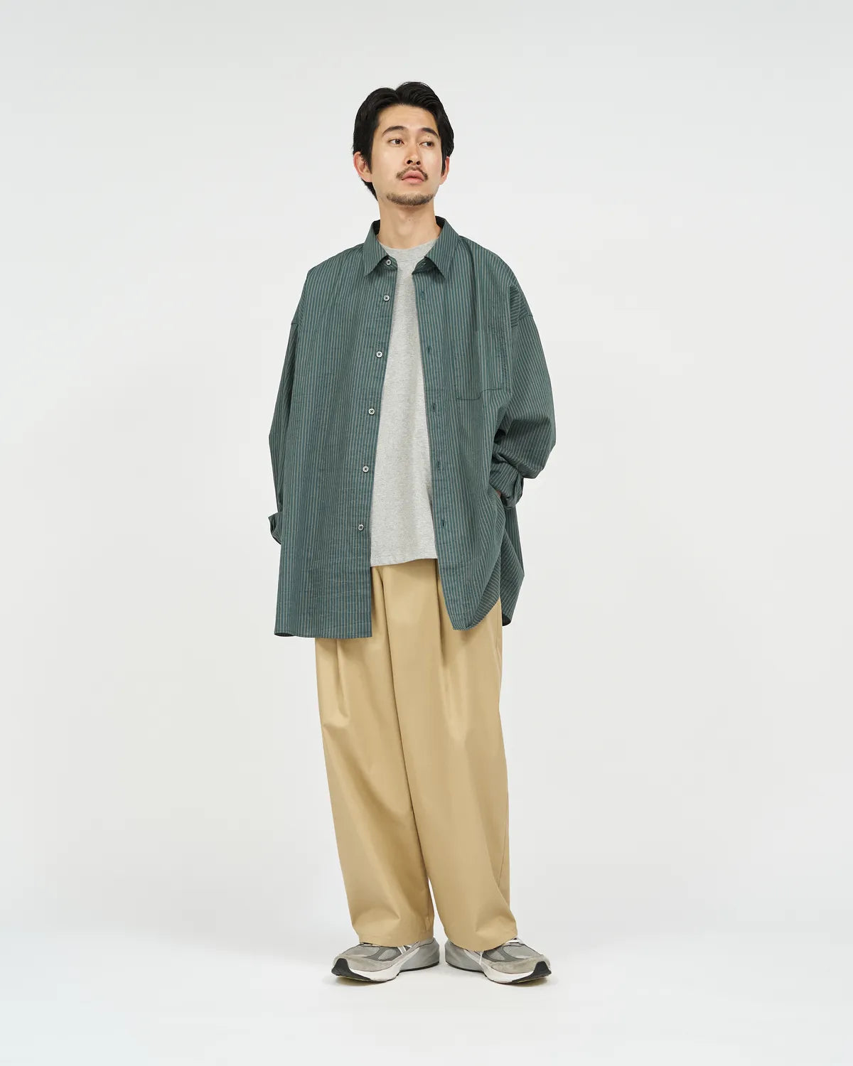 FreshService / HRAFTeX® L/S STRIPE SHIRT (FSC262-50007)