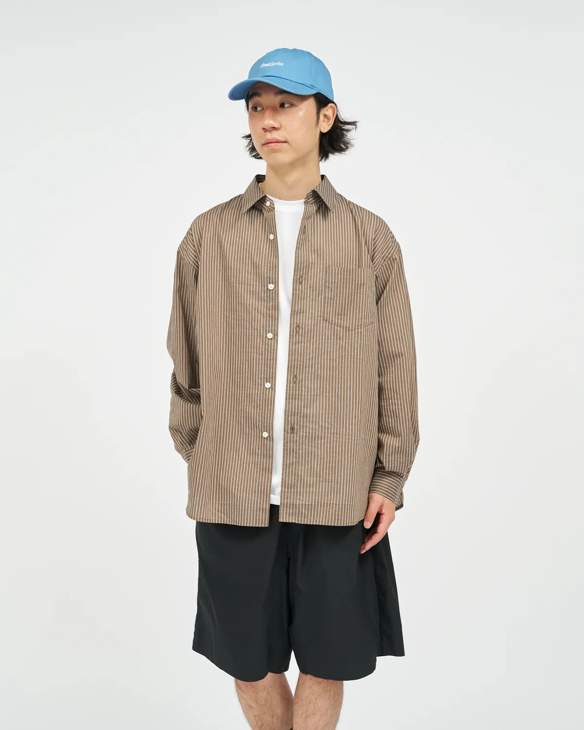 FreshService / HRAFTeX® L/S STRIPE SHIRT (FSC262-50007)