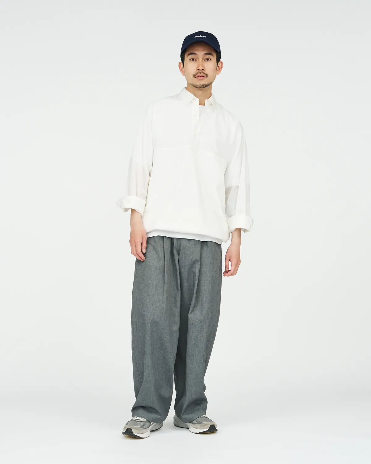 FreshService / COOL TECH POPLIN L/S ANORAK SHIRT (FSC262-50056)