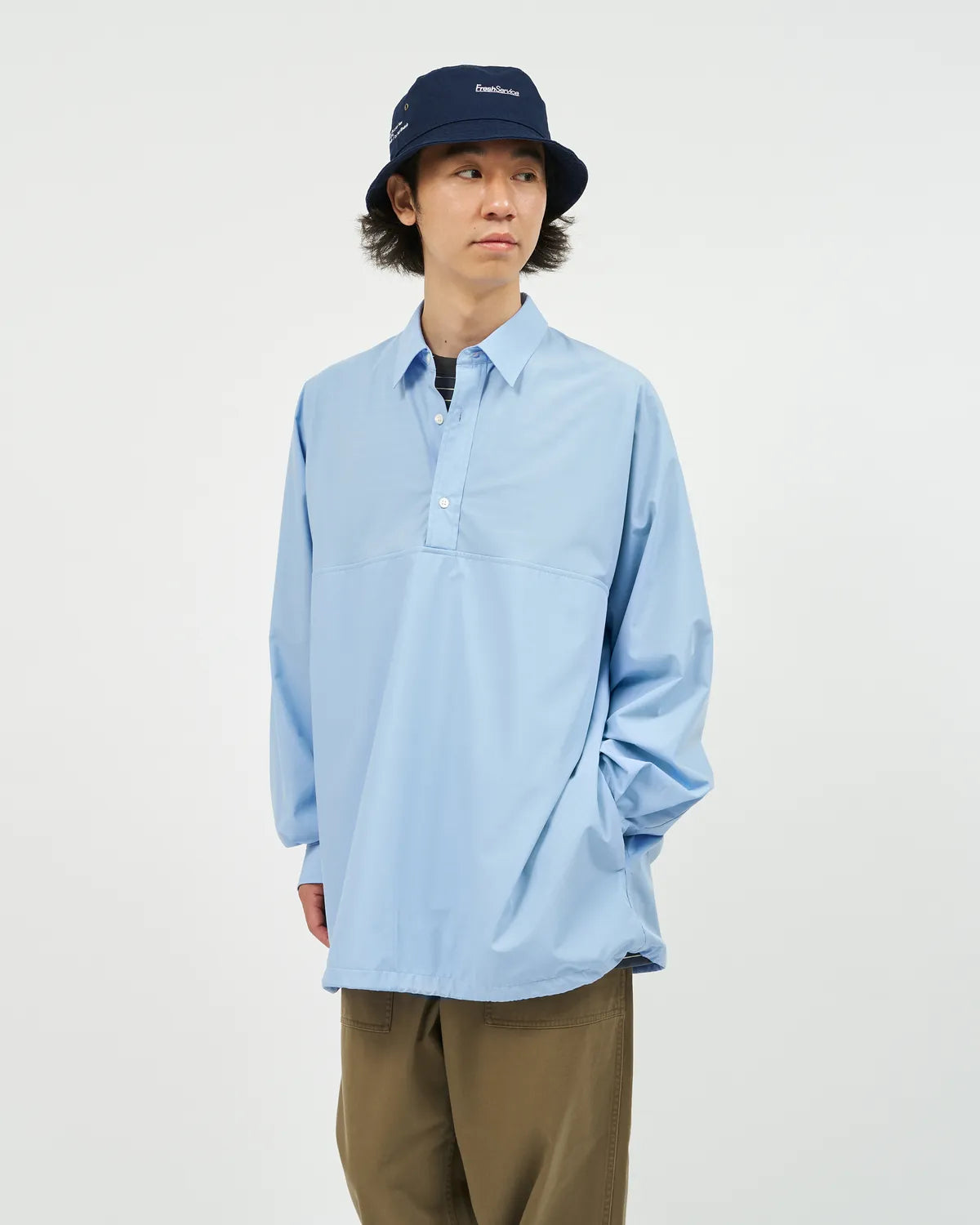 FreshService / COOL TECH POPLIN L/S ANORAK SHIRT (FSC262-50056)