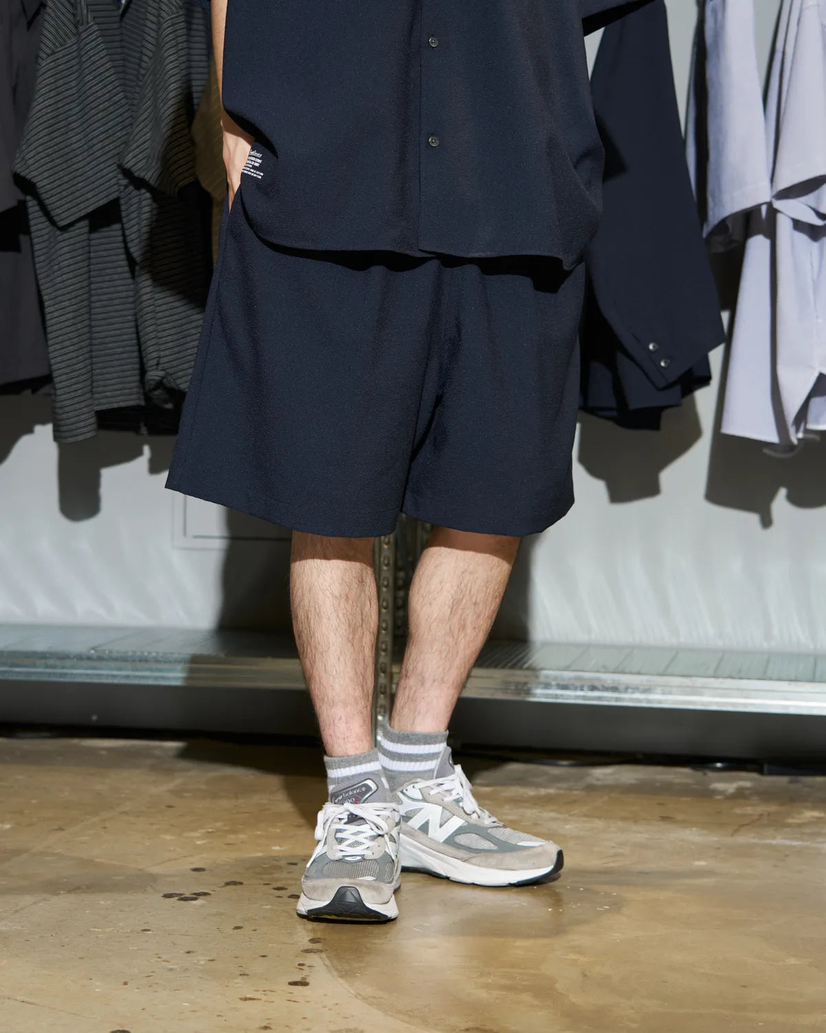 FreshService / SEERSUCKER STRIPE EASY SHORTS (FSC262-40114)