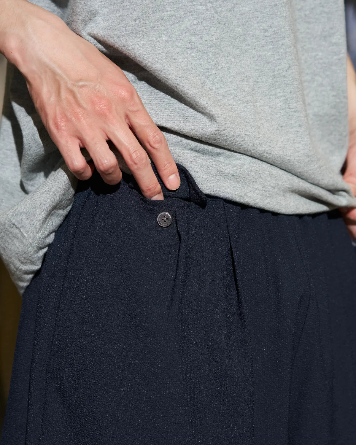 FreshService / SEERSUCKER STRIPE EASY SHORTS (FSC262-40114)