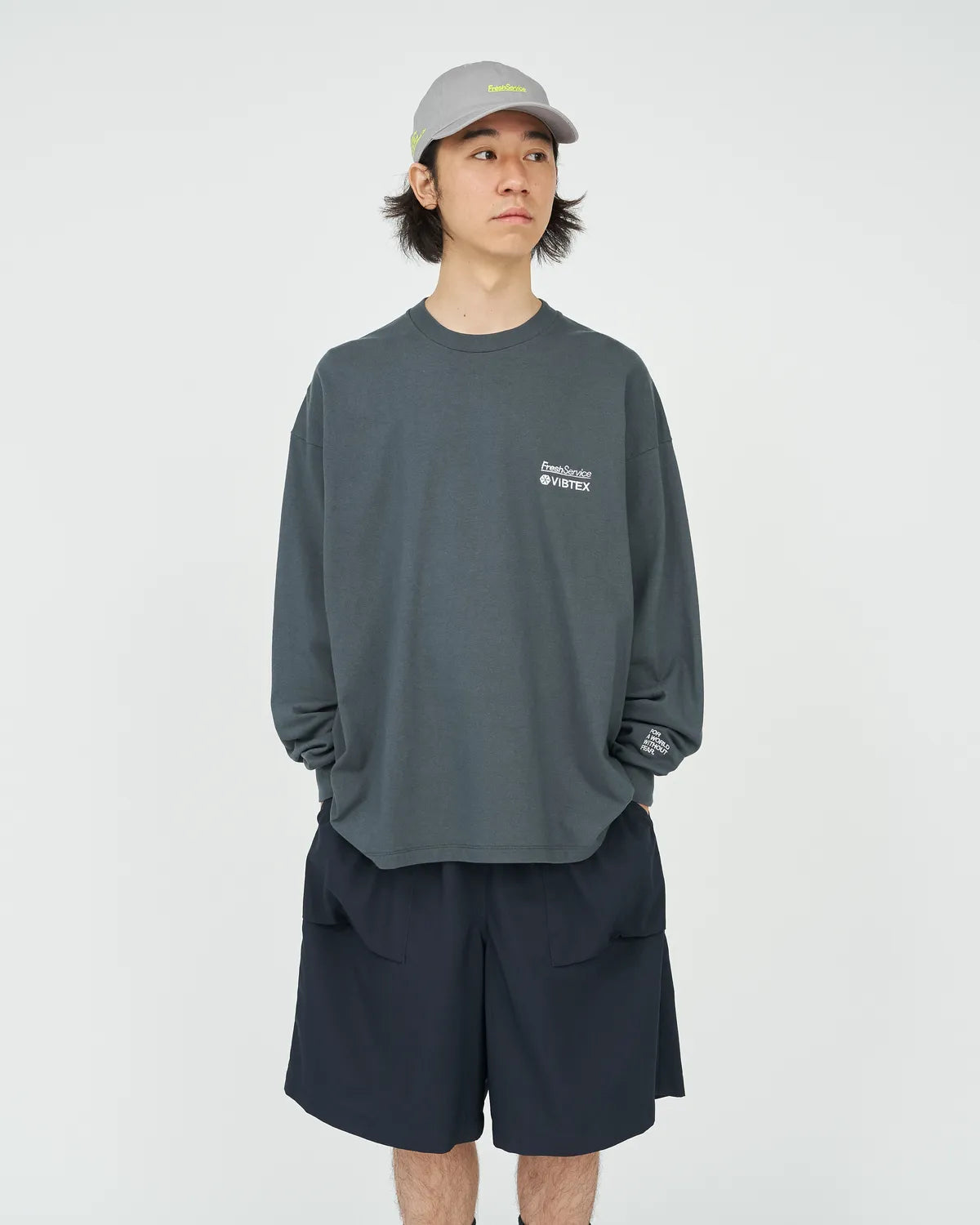 FreshService × VIBTEX / VIBTEX for FreshService L/S CREW NECK TEE (FSC262-70059B)