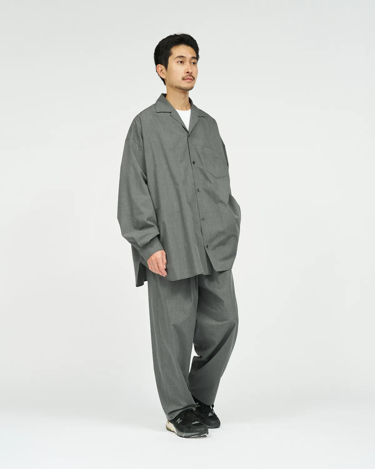 FreshService / AIR POPLIN TWO TUCK EASY PANTS (FSC263-40047)