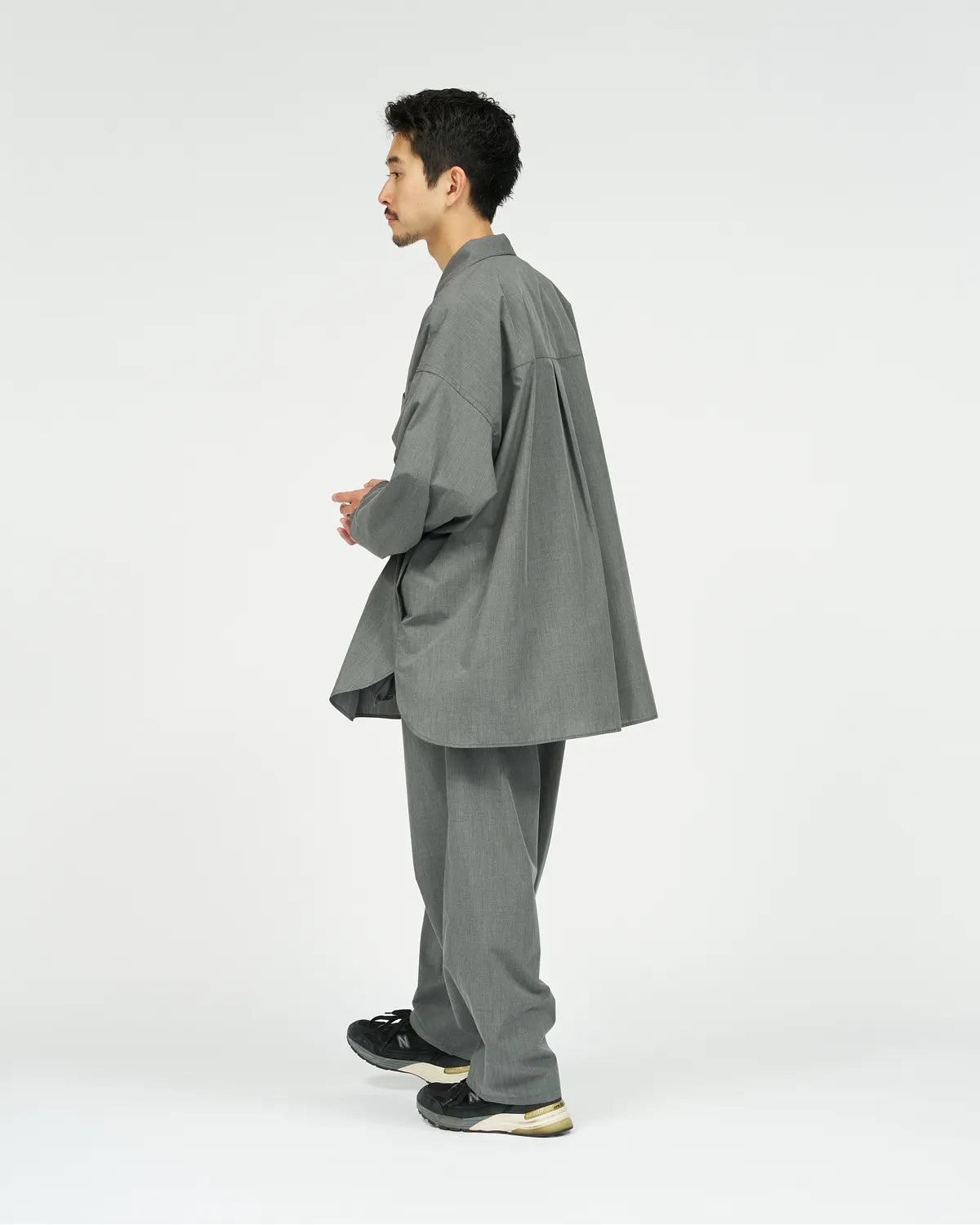 FreshService / AIR POPLIN TWO TUCK EASY PANTS (FSC263-40047)