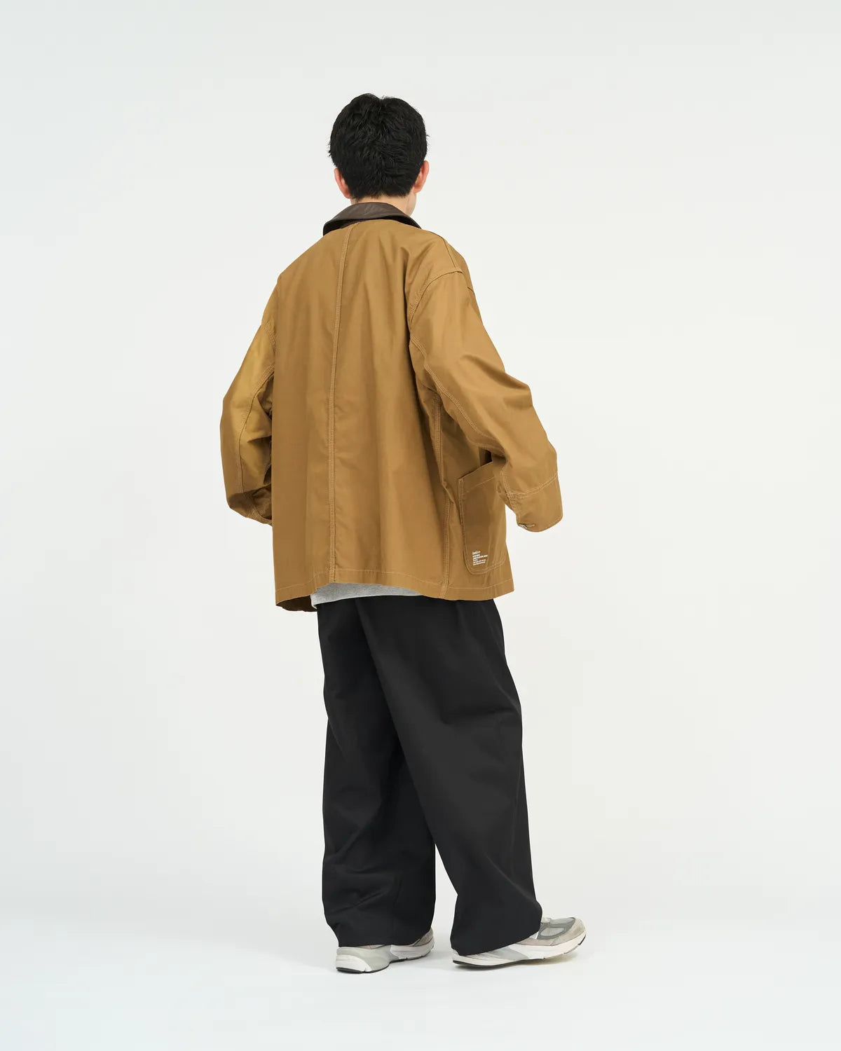 FreshService / COTTON CANVAS LEATHER COLLAR WORK JACKET (FSC263-30032)