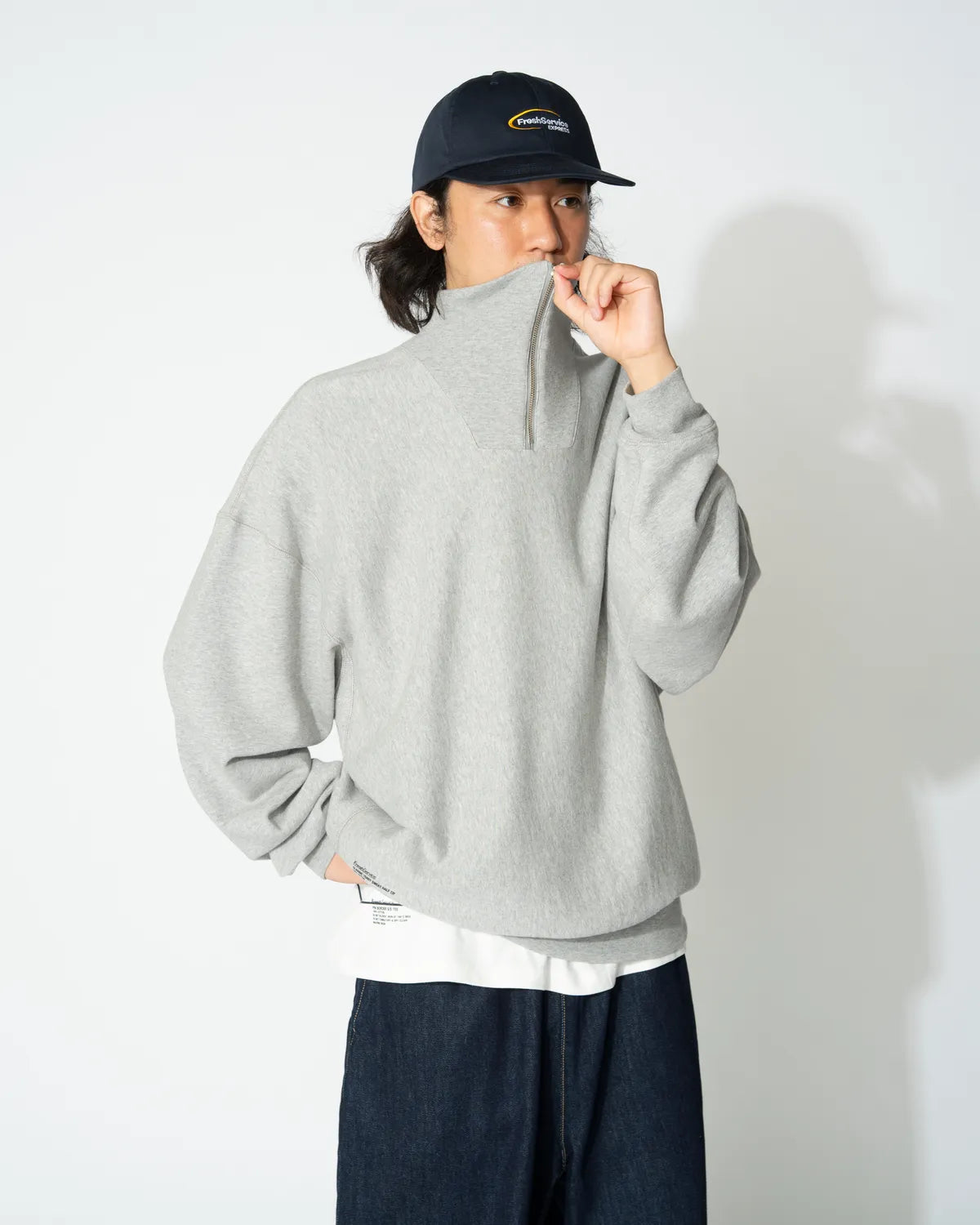 FreshService / CLASSIC TERRY SWEAT HALF ZIP (FSC263-70013)