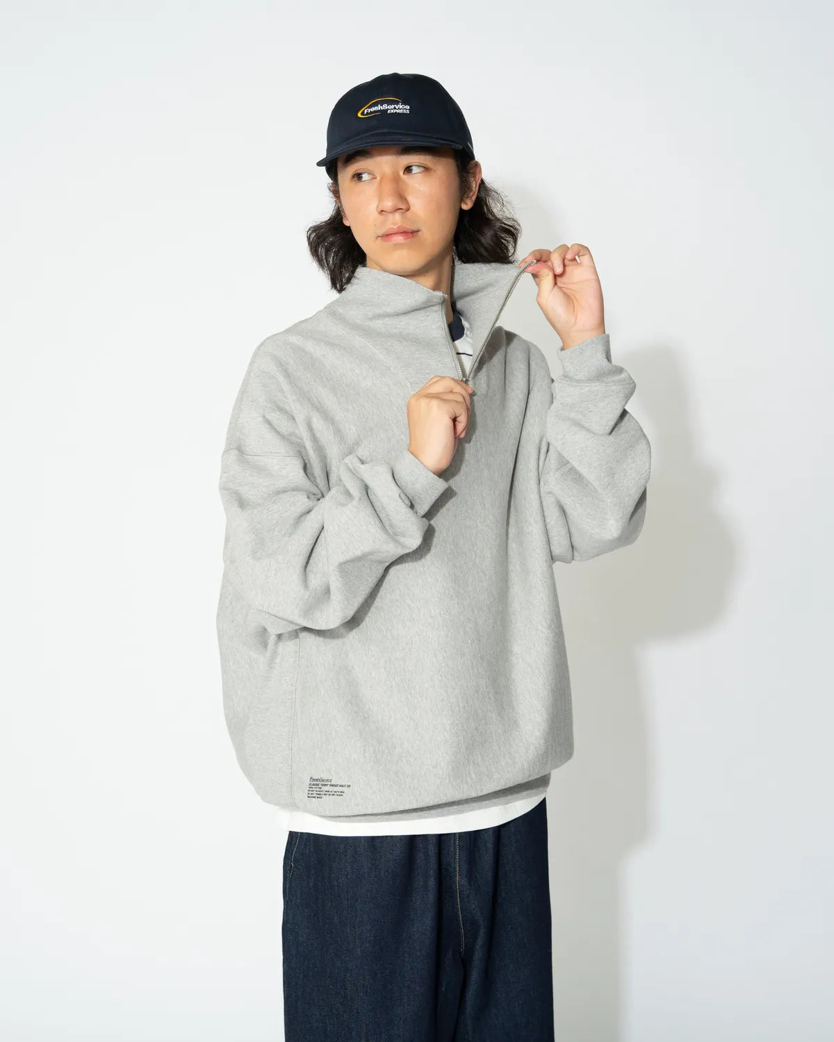 FreshService / CLASSIC TERRY SWEAT HALF ZIP (FSC263-70013)