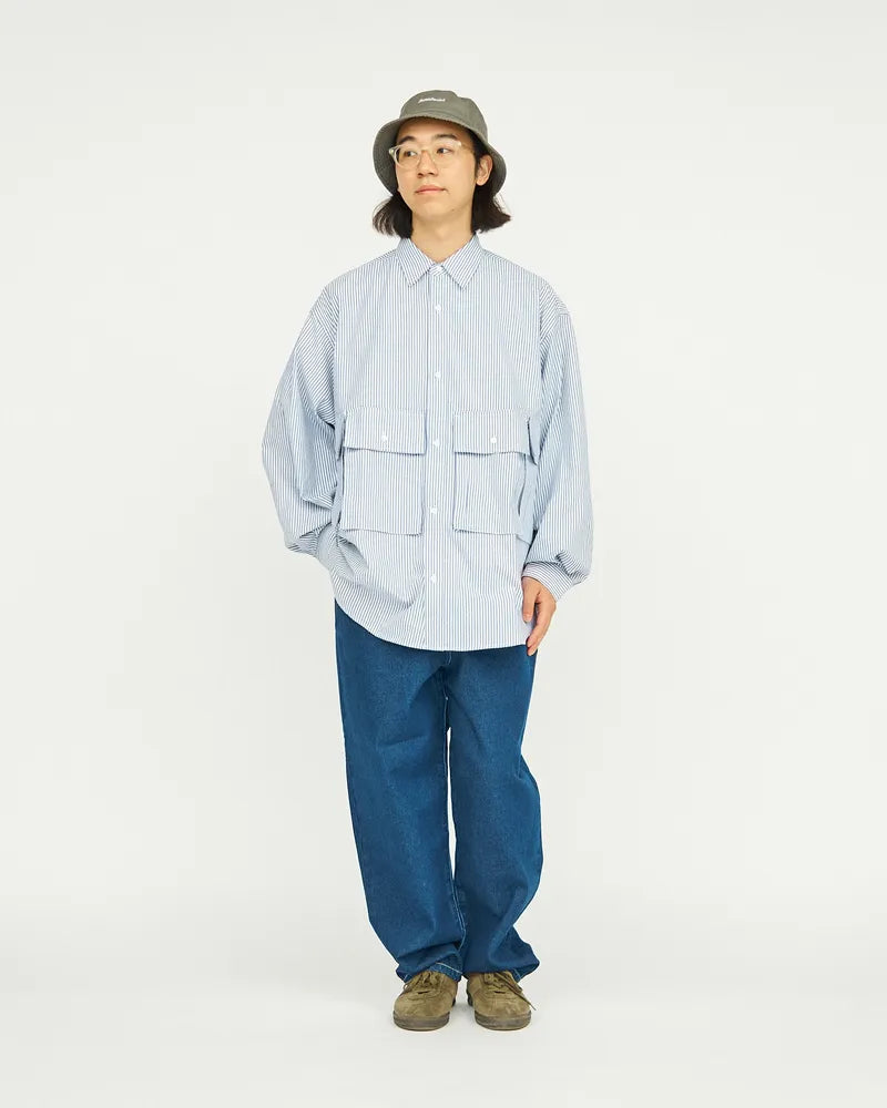 FreshService / DRY OXFORD FLAP POCKET L/S SHIRT (FSC244-50001B)