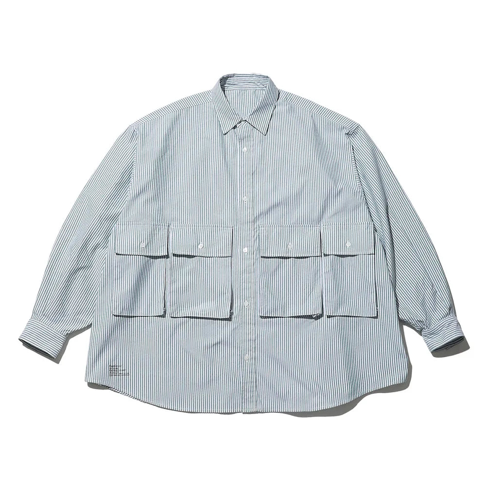 FreshService / DRY OXFORD FLAP POCKET L/S SHIRT (FSC244-50001B)