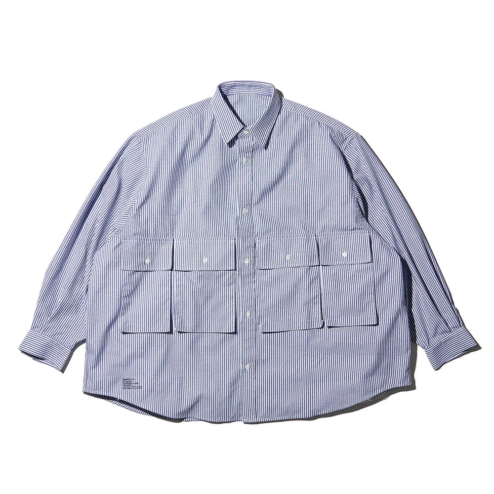 FreshService / DRY OXFORD FLAP POCKET L/S SHIRT (FSC244-50001B)