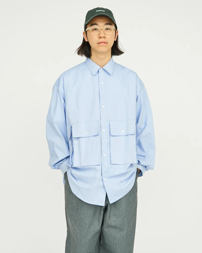 FreshService / DRY OXFORD FLAP POCKET L/S SHIRT (FSC244-50001B)