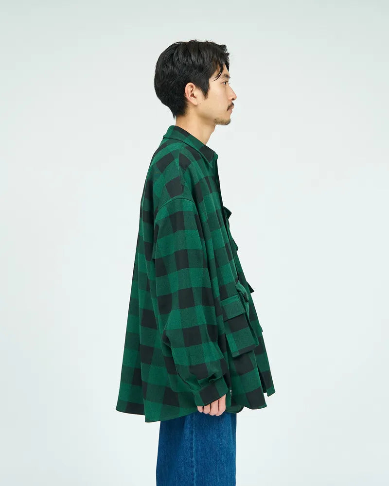 FreshService / BUFFALO CHECK MULTI POCKET SHIRT (FSC243-50133)