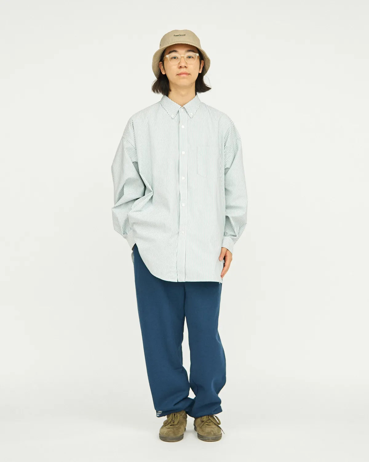 FreshService / DRY OXFORD CORPORATE L/S B.D SHIRT (FSC254-50025B)