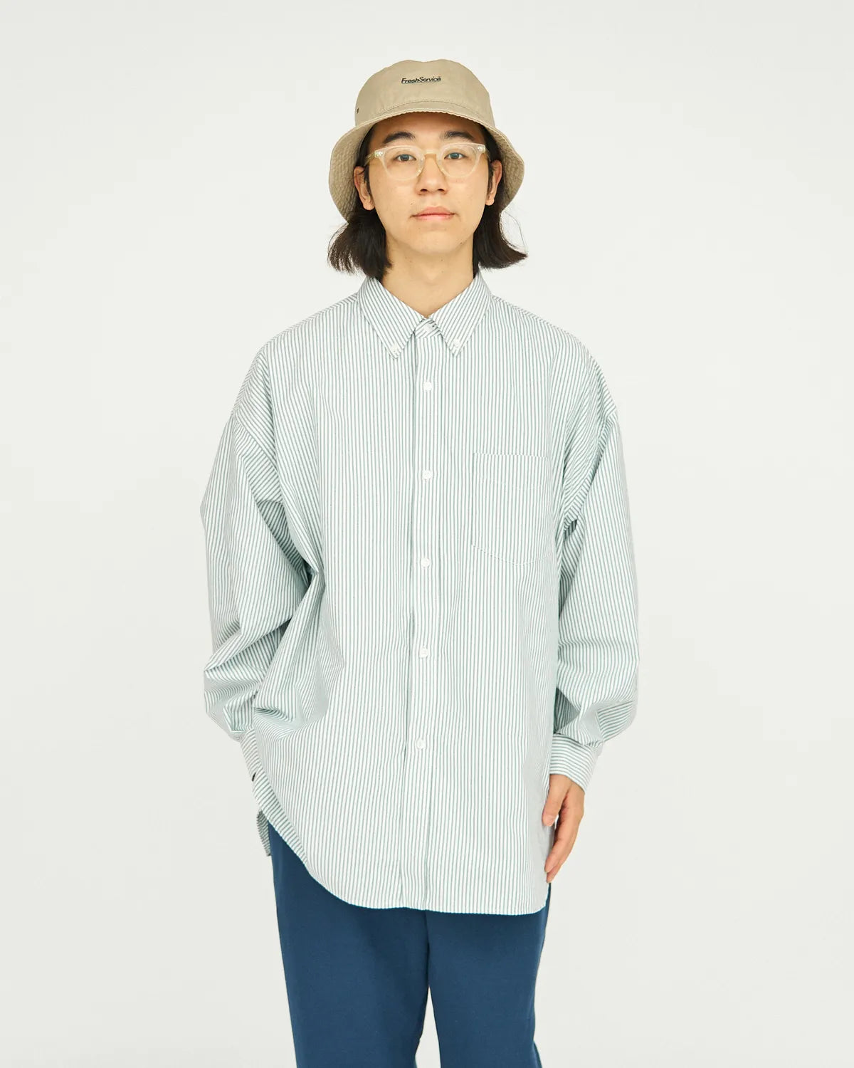 FreshService / DRY OXFORD CORPORATE L/S B.D SHIRT (FSC254-50025B)