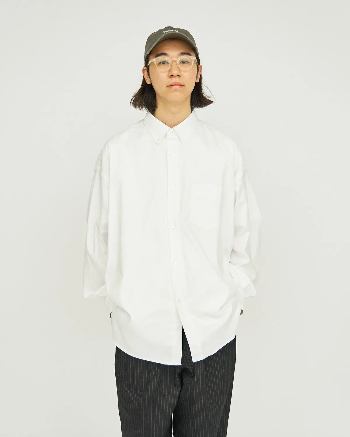 FreshService / DRY OXFORD CORPORATE L/S B.D SHIRT (FSC254-50025B)