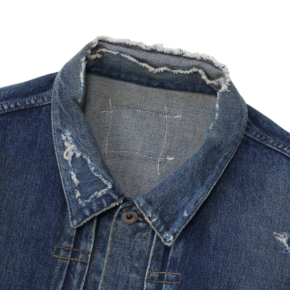 MADNESS / AGING TYPE-I DENIM TRUCKER (24FM-DNM-JDN1-D001)