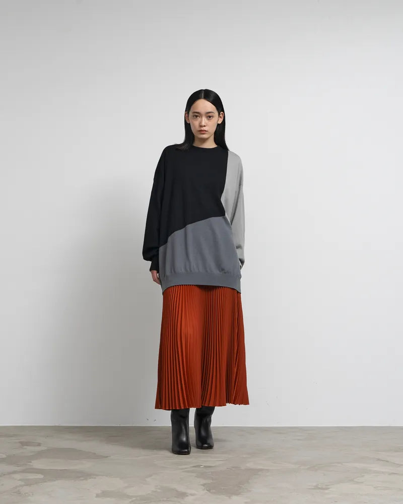 Graphpaper / Oxford Pique Jersey L/S Oversized BD Shirt 