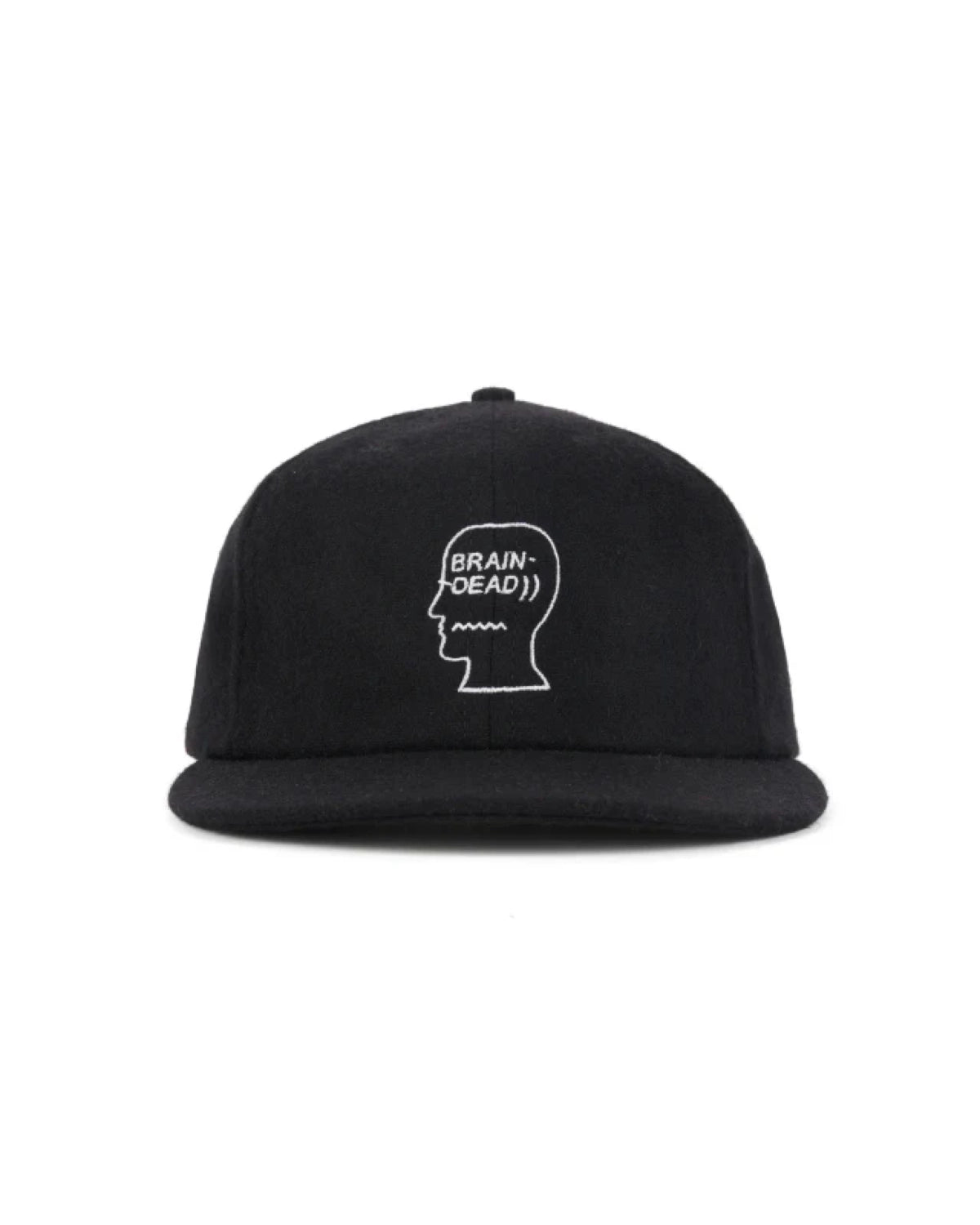 BRAIN DEAD / FLANNEL LOGOHEAD 6 PANEL HAT (H01004631SS26)