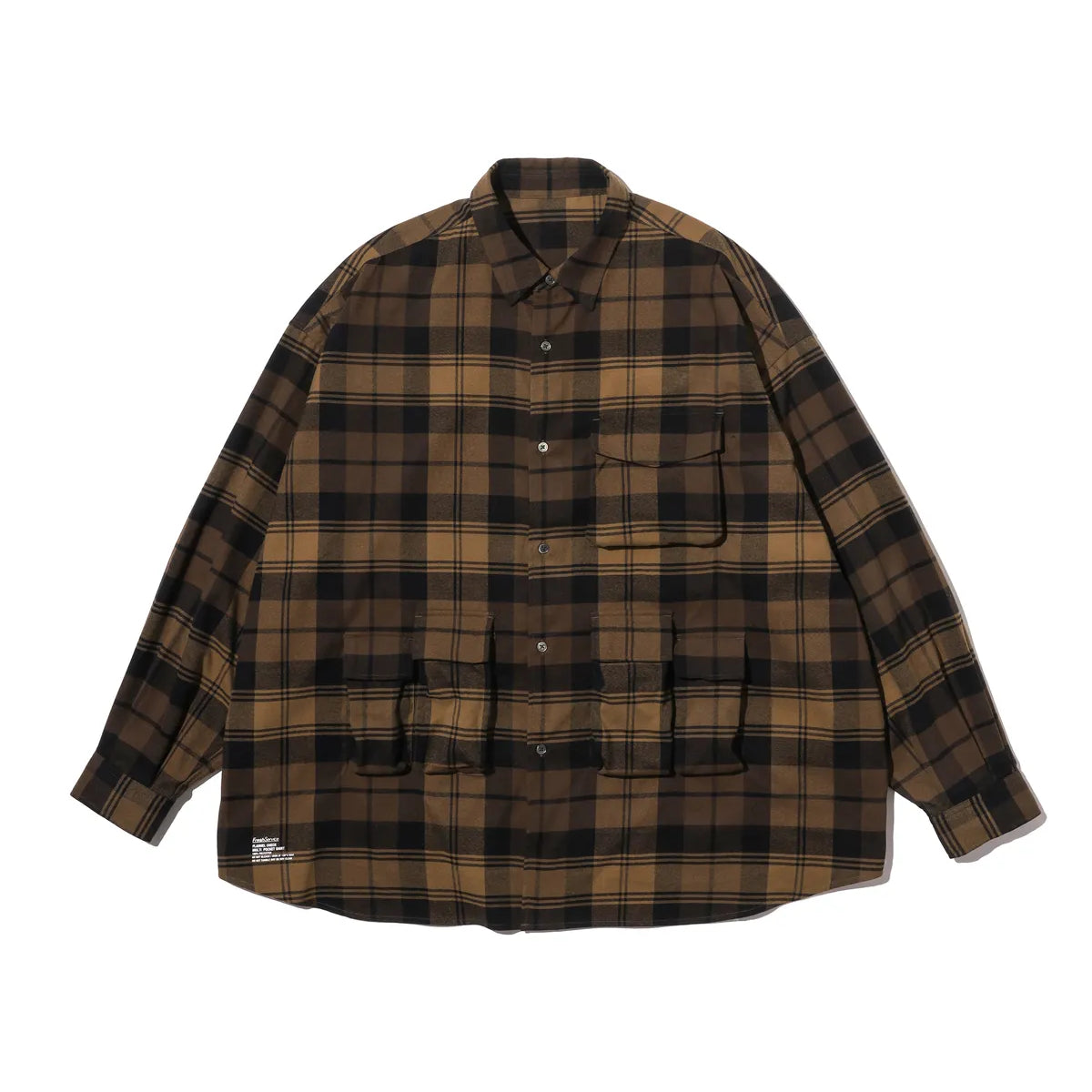FreshService（フレッシュサービス） / FLANNEL CHECK MULTI POCKET