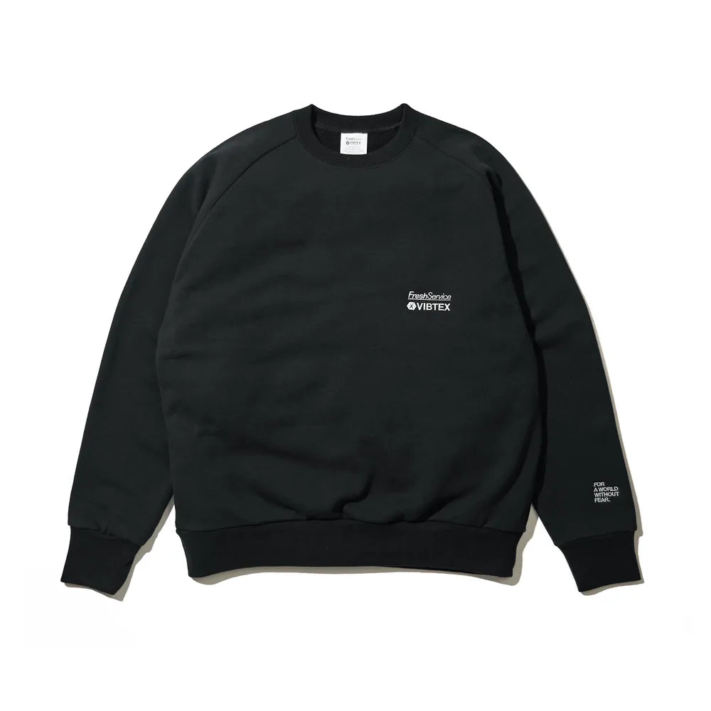 FreshService × VIBTEX  SWEAT CREW PULLOVER (FSC244-70178B)