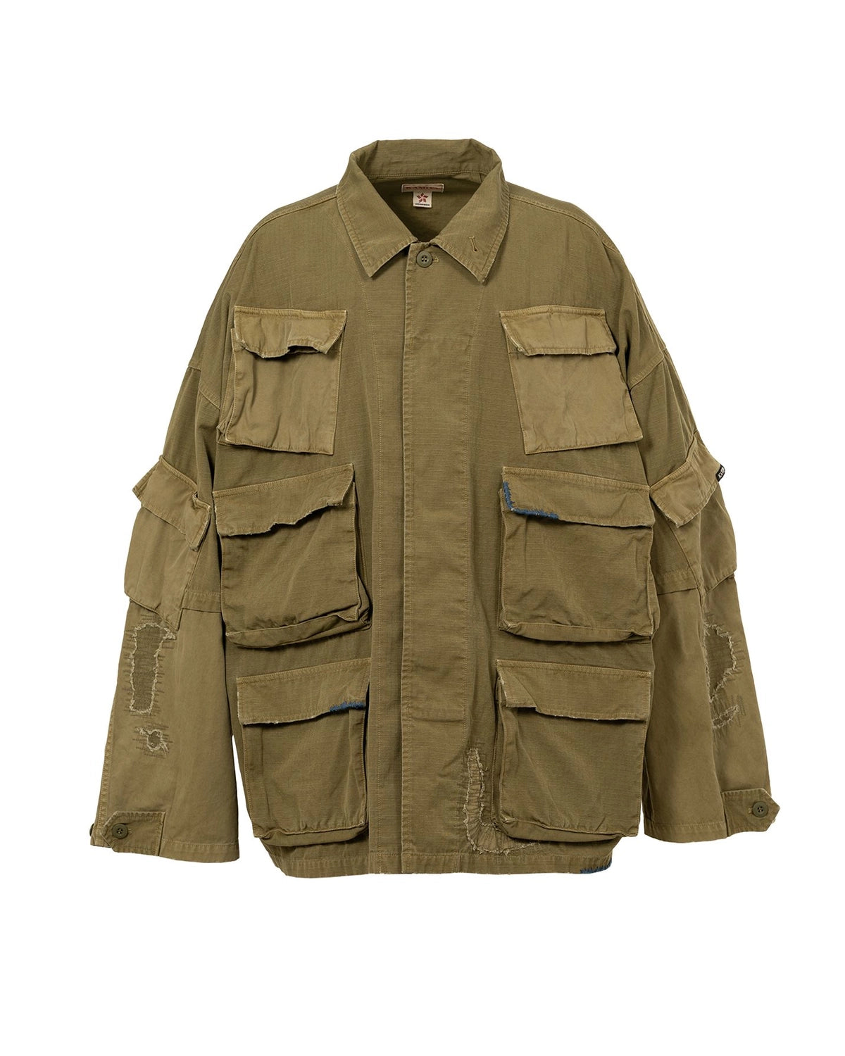 KAMIYA / Repaired Ripstop Fatigue Jacket (G15BL039)