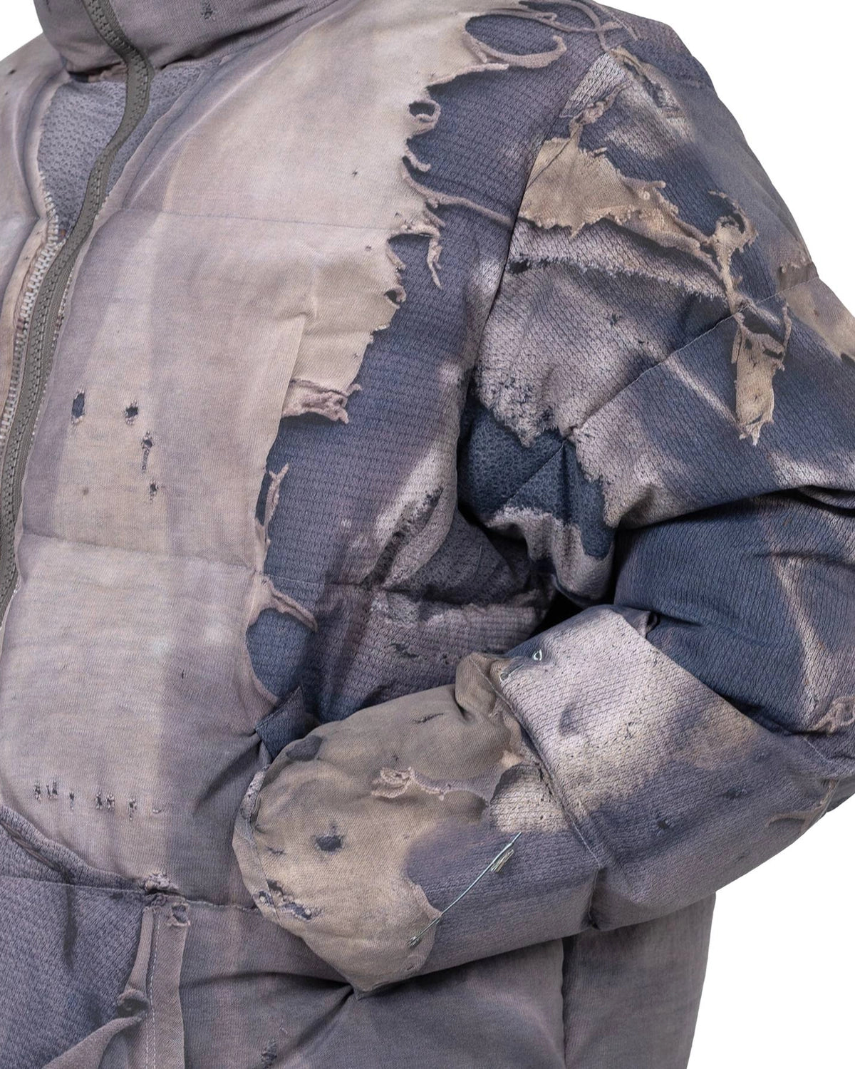 KAMIYA / Trompe L’oeil Print Down Jacket (G15BL111)