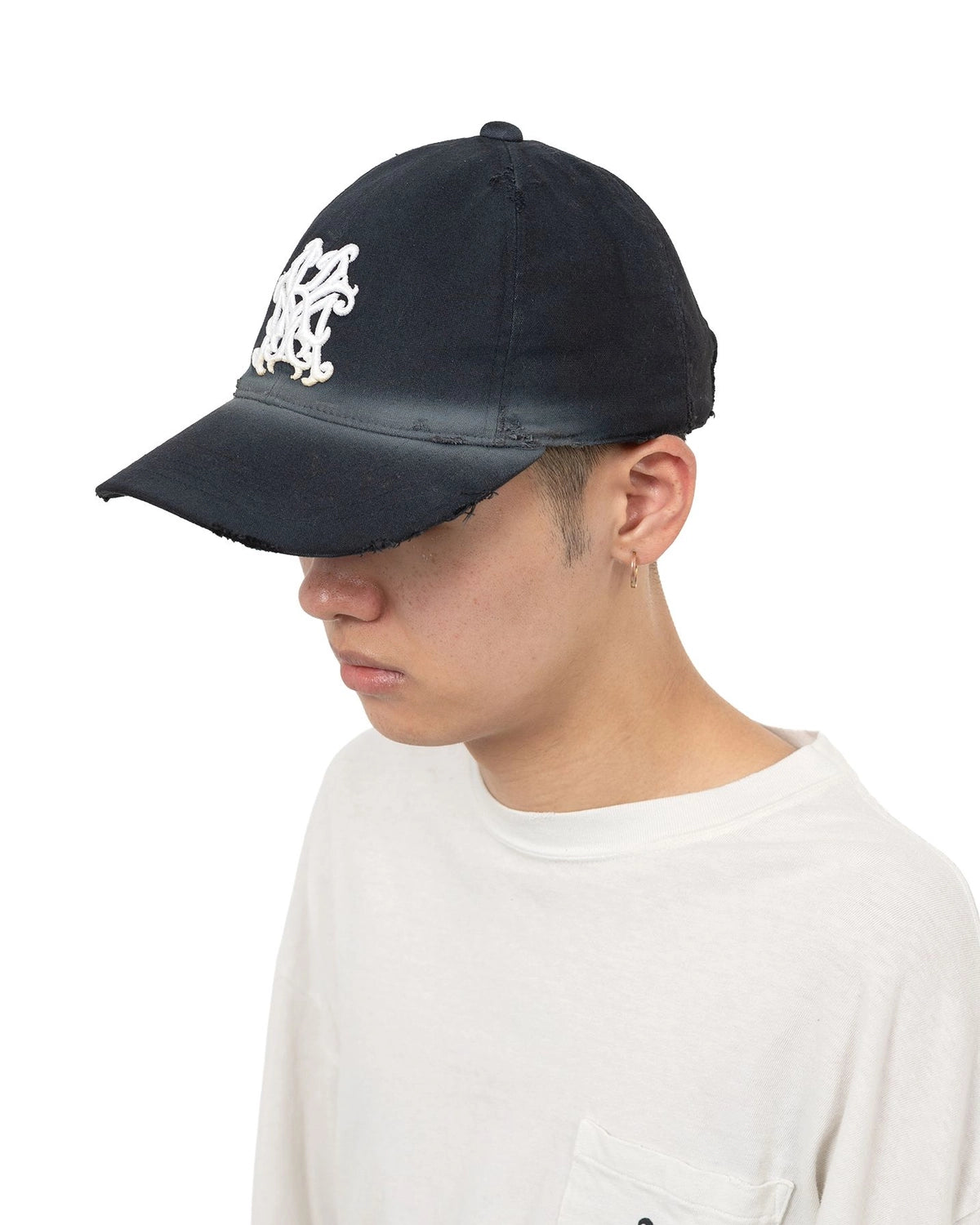 KAMIYA / "KMY" Distressed Cap (G15CA101)