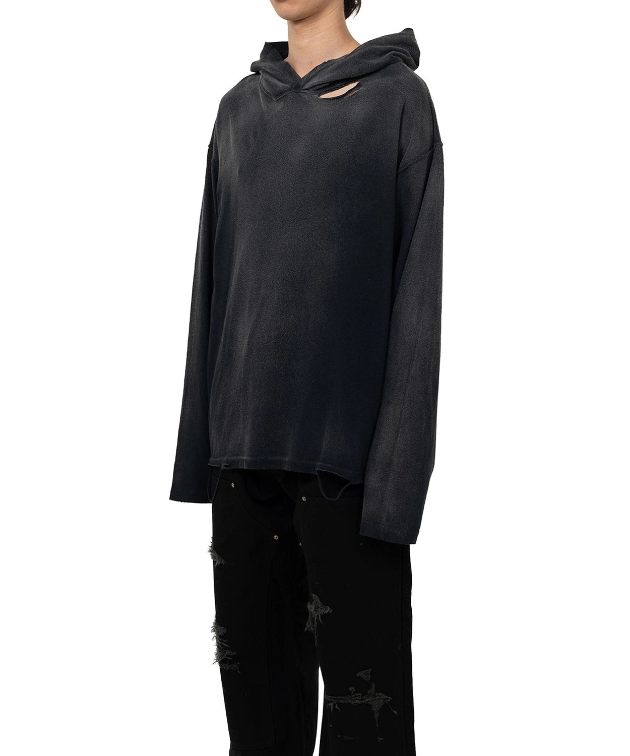KAMIYA / Dstrsd Lightweigt Hoodie (G15HD089)