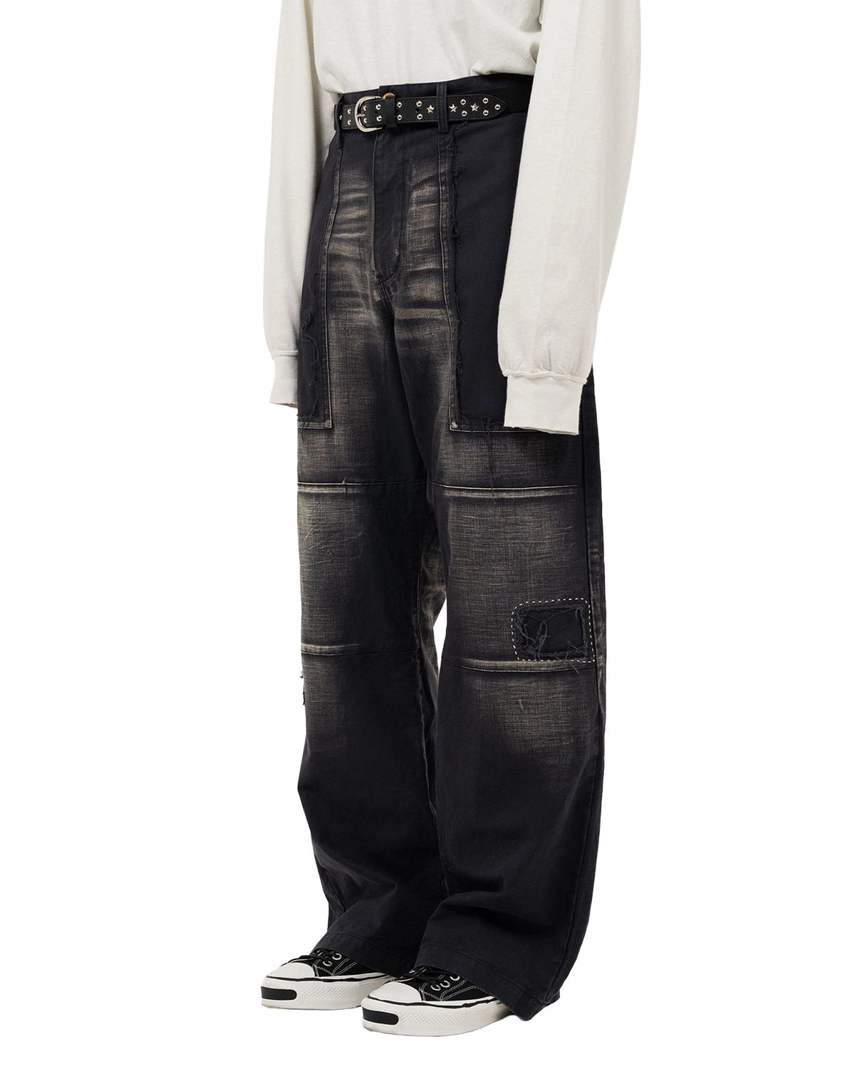 KAMIYA / Repaired Serge Work Pants (G15PT061)