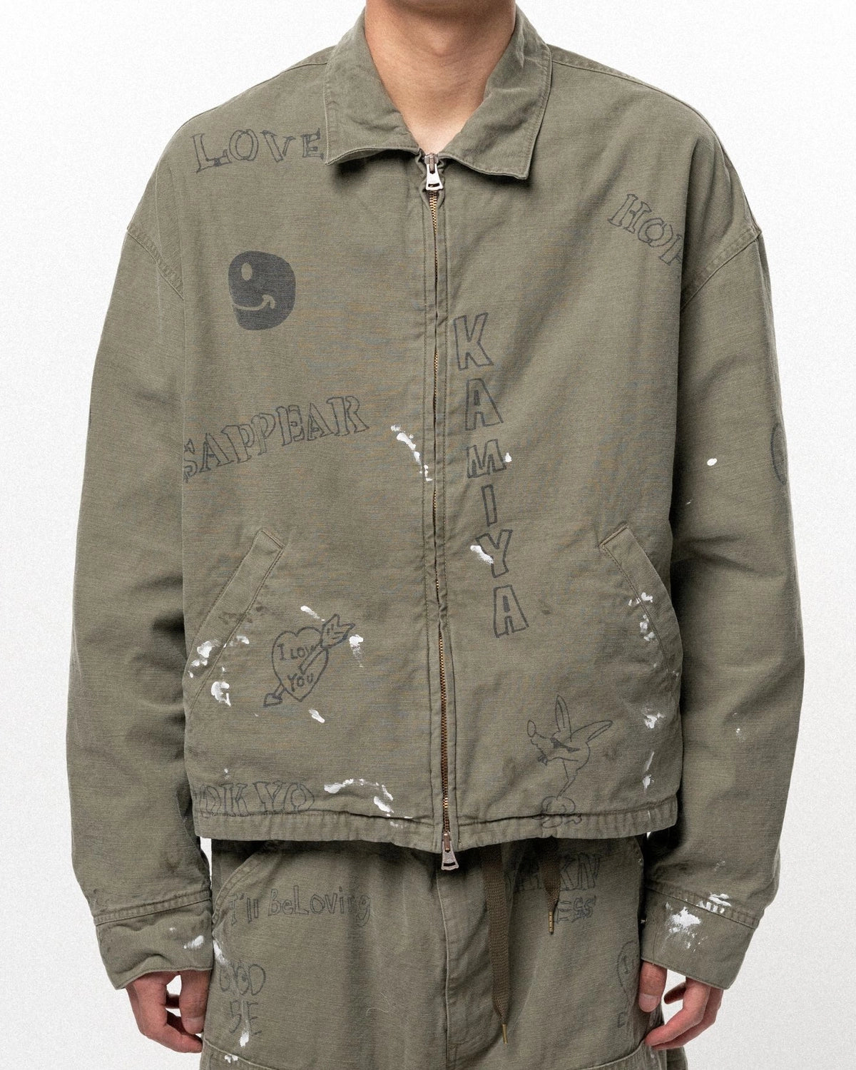 KAMIYA / Graffiti Work Jacket (G16BL022)